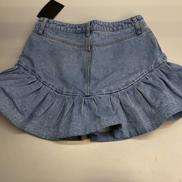 Retrofête Angelique Denim Mini Skirt – Bleeker – Size L – NWT - Picture 6 of 10